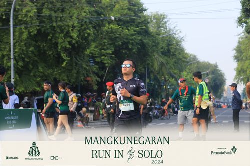 Race photo from Mangkunegaran Run 2024