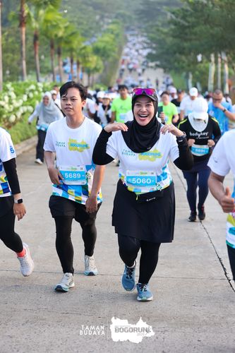 Race photo from Taman Budaya x BOGORUN 2025