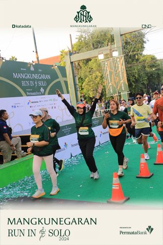 Race photo from Mangkunegaran Run 2024