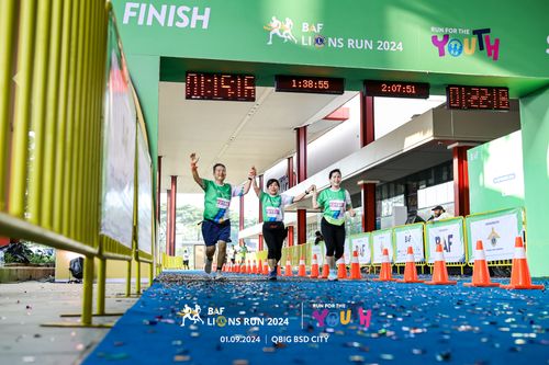 Race photo from BAF LIONS RUN 2024