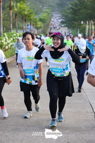 Race photo from Taman Budaya x BOGORUN 2025