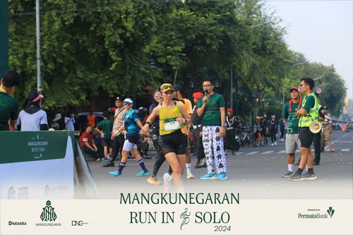Race photo from Mangkunegaran Run 2024
