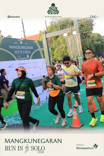 Race photo from Mangkunegaran Run 2024