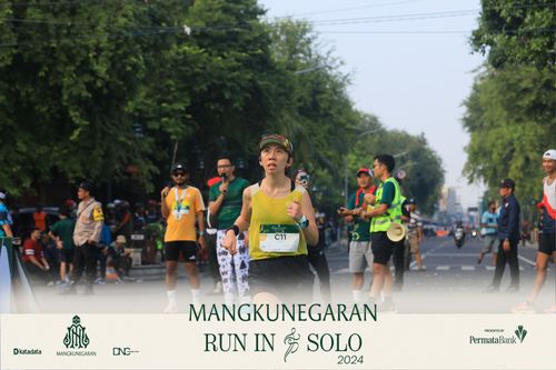 Race photo from Mangkunegaran Run 2024