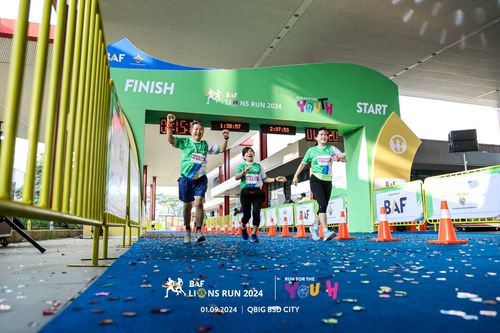 Race photo from BAF LIONS RUN 2024