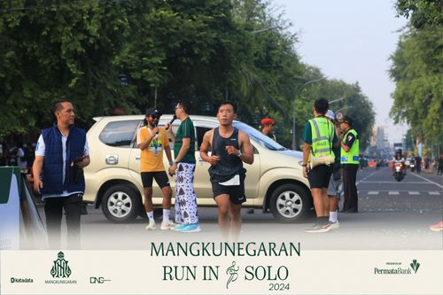 Race photo from Mangkunegaran Run 2024