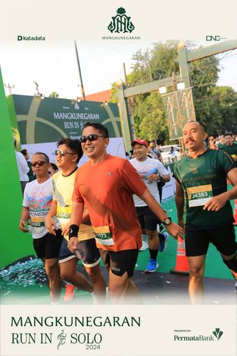 Race photo from Mangkunegaran Run 2024