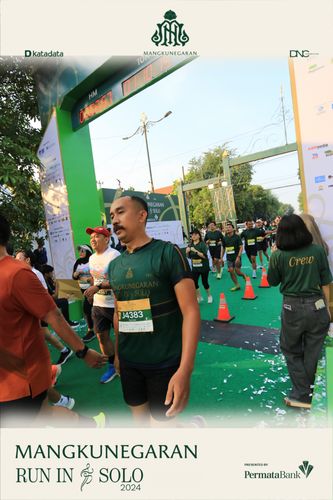 Race photo from Mangkunegaran Run 2024