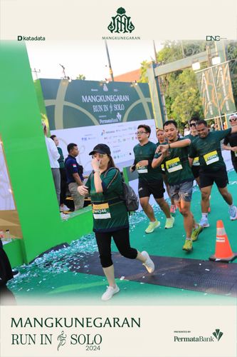 Race photo from Mangkunegaran Run 2024