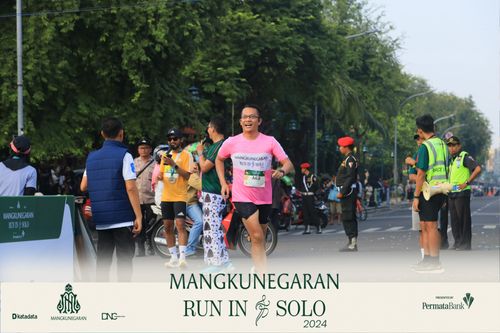 Race photo from Mangkunegaran Run 2024