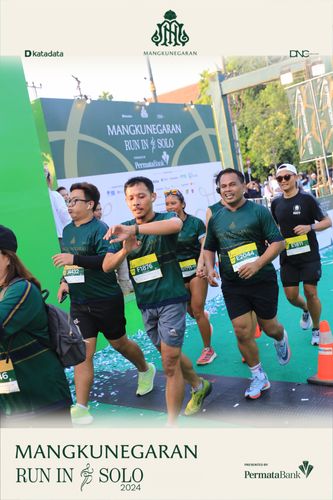 Race photo from Mangkunegaran Run 2024