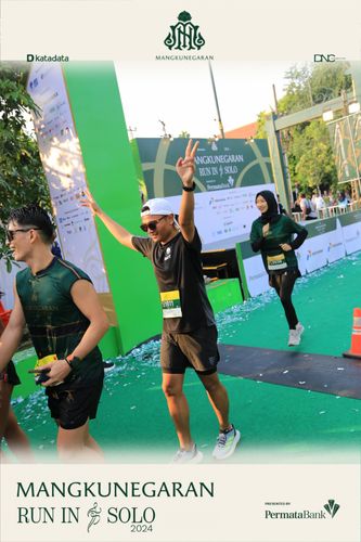 Race photo from Mangkunegaran Run 2024