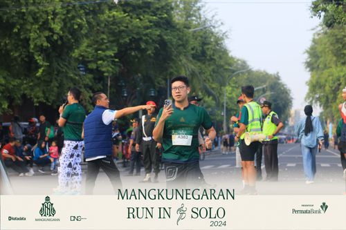 Race photo from Mangkunegaran Run 2024