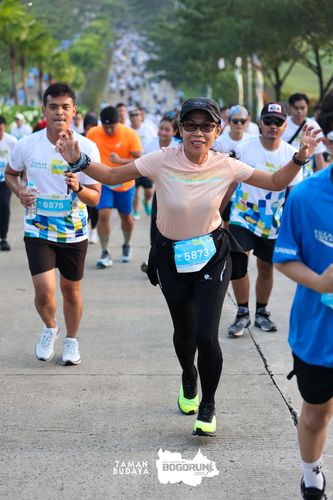 Race photo from Taman Budaya x BOGORUN 2025