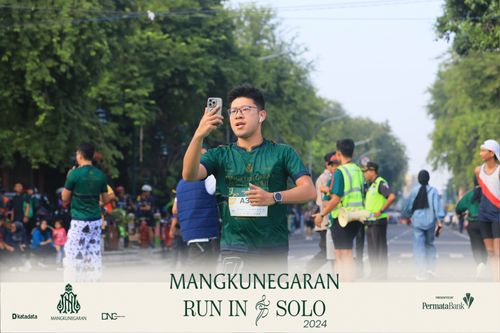 Race photo from Mangkunegaran Run 2024