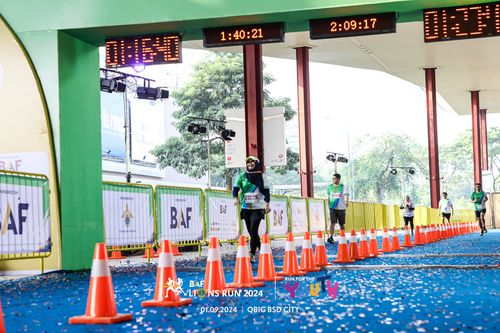 Race photo from BAF LIONS RUN 2024