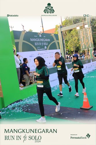 Race photo from Mangkunegaran Run 2024