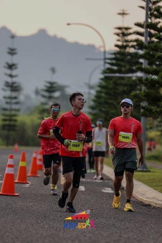 Race photo from CISANGKAN KBP CITY RUN 2025