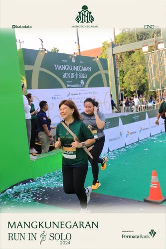 Race photo from Mangkunegaran Run 2024