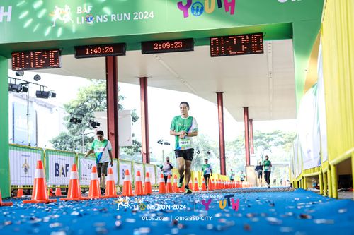 Race photo from BAF LIONS RUN 2024