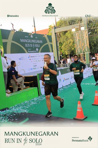 Race photo from Mangkunegaran Run 2024