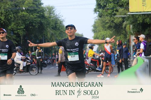 Race photo from Mangkunegaran Run 2024