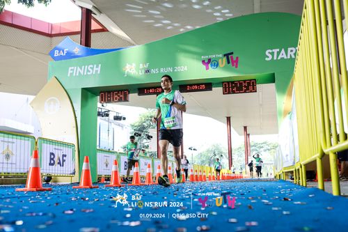 Race photo from BAF LIONS RUN 2024