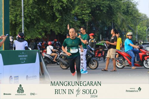 Race photo from Mangkunegaran Run 2024