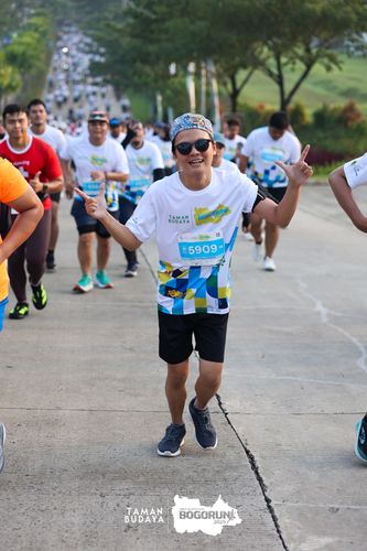 Race photo from Taman Budaya x BOGORUN 2025