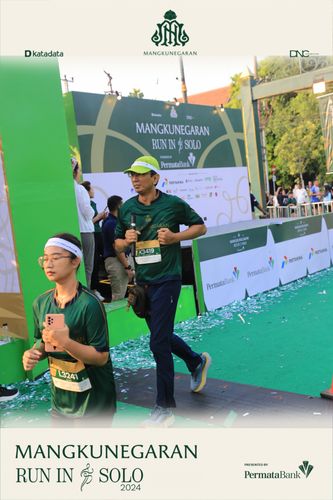 Race photo from Mangkunegaran Run 2024
