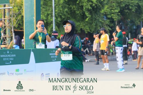Race photo from Mangkunegaran Run 2024