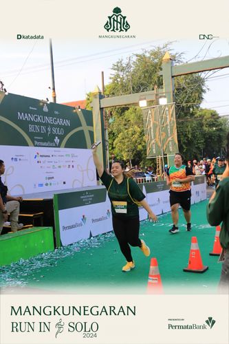 Race photo from Mangkunegaran Run 2024