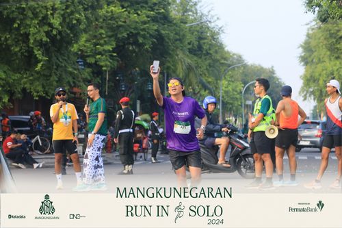 Race photo from Mangkunegaran Run 2024