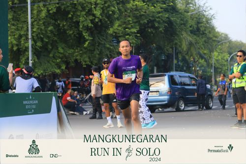 Race photo from Mangkunegaran Run 2024