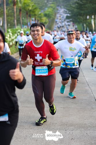 Race photo from Taman Budaya x BOGORUN 2025