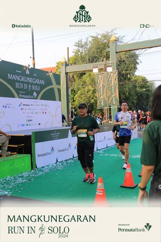 Race photo from Mangkunegaran Run 2024