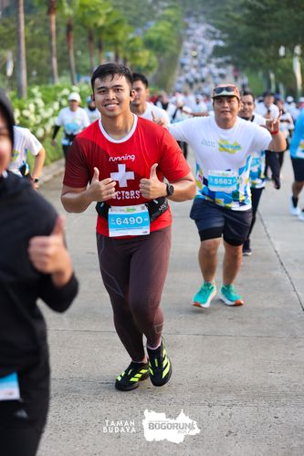 Race photo from Taman Budaya x BOGORUN 2025