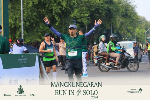 Race photo from Mangkunegaran Run 2024