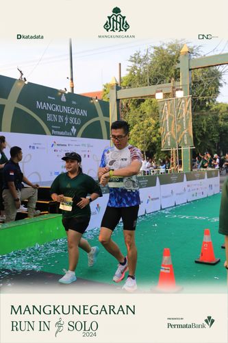 Race photo from Mangkunegaran Run 2024