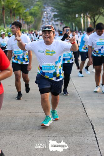 Race photo from Taman Budaya x BOGORUN 2025
