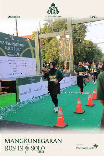 Race photo from Mangkunegaran Run 2024