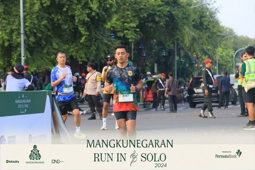 Race photo from Mangkunegaran Run 2024