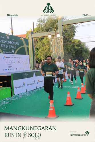 Race photo from Mangkunegaran Run 2024
