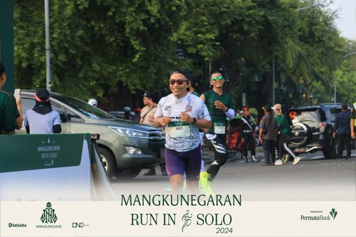 Race photo from Mangkunegaran Run 2024