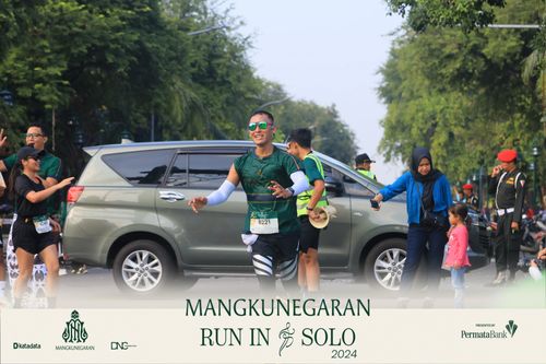 Race photo from Mangkunegaran Run 2024