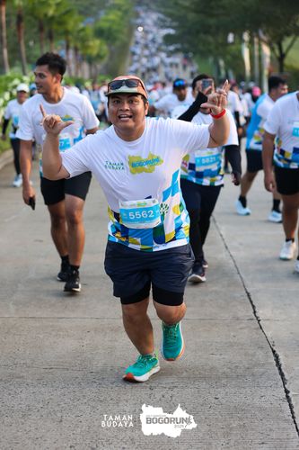 Race photo from Taman Budaya x BOGORUN 2025