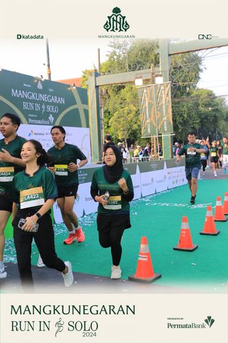 Race photo from Mangkunegaran Run 2024