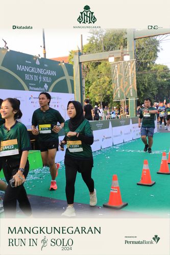 Race photo from Mangkunegaran Run 2024