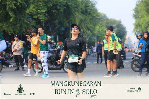 Race photo from Mangkunegaran Run 2024