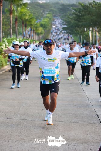 Race photo from Taman Budaya x BOGORUN 2025